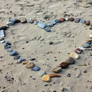 Beach, Sand, Stones