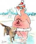 Weihnachts-Hund