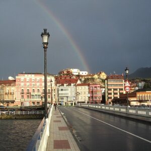 Regenbogen, Brücke