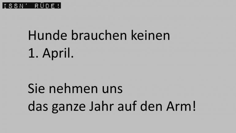April, April! April, April!