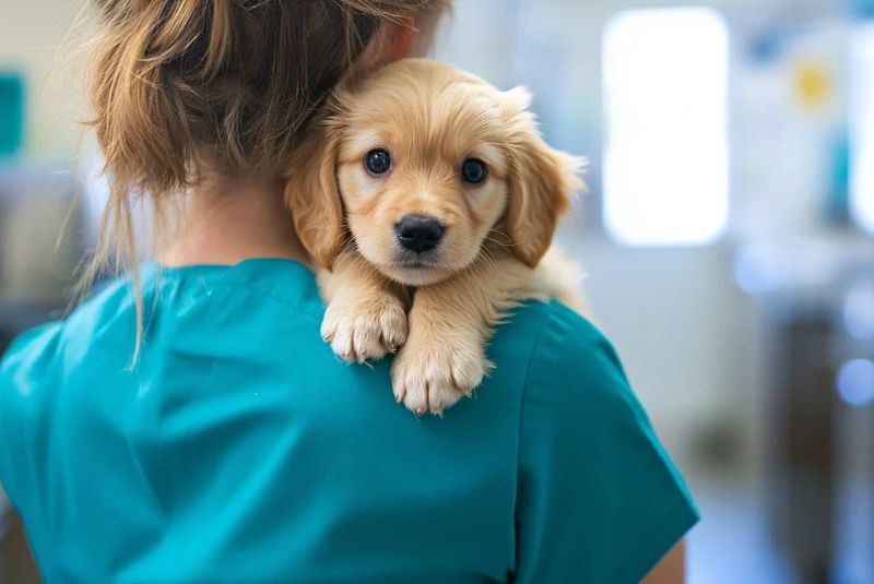 Hund beim Tierarzt